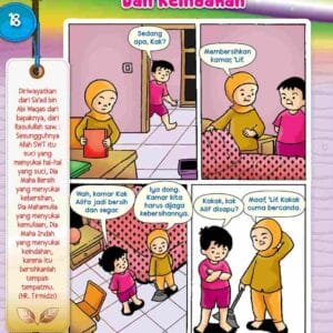 Komik Hadis dan Adab anak Muslim Menjaga Kebersihan dan Keindahan E258.18_11zon