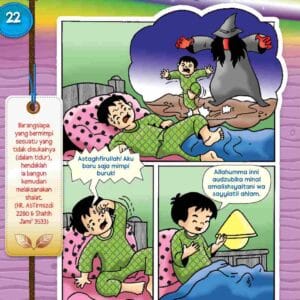 Komik Hadis dan Adab anak Muslim Saat Bermimpi Buruk E258.22_11zon