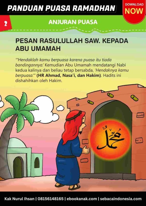 Panduan Puasa Ramadhan Aku Pintar Puasa; Pesan Rasulullah kepada Abu Umamah_11zon