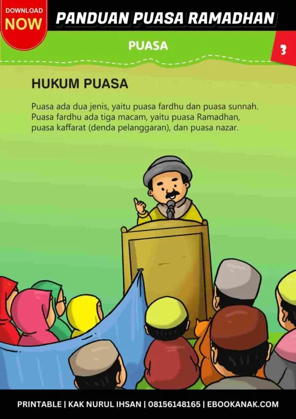 Panduan Puasa Ramadhan; Aku Pintar Puasa; Puasa; Hukum Puasa (G270225-3)_11zon