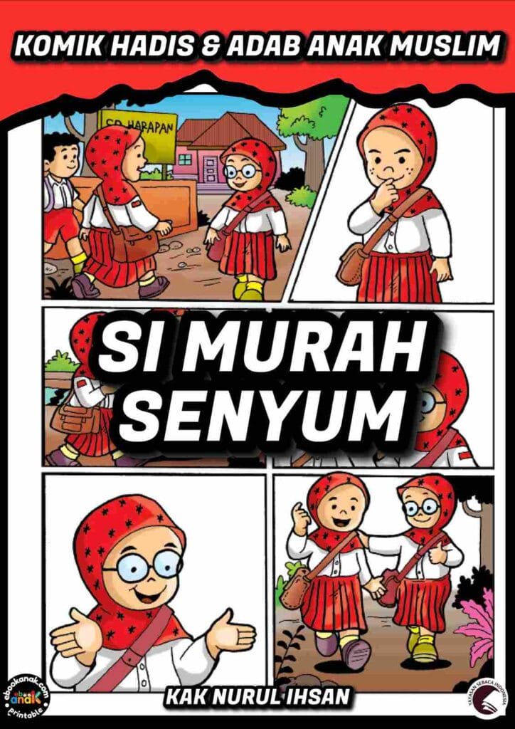 Komik Hadis & Adab Anak Muslim; Si Murah Senyum; E170325