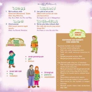 Jendela Akhlak Surat ke-112 Al Ikhlas, Juz Amma For Kids Jilid 1 hal 11