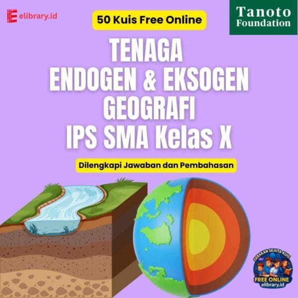 50 Kuis IPS Geografi SMA Kelas X Tenaga Endogen dan Eksogen