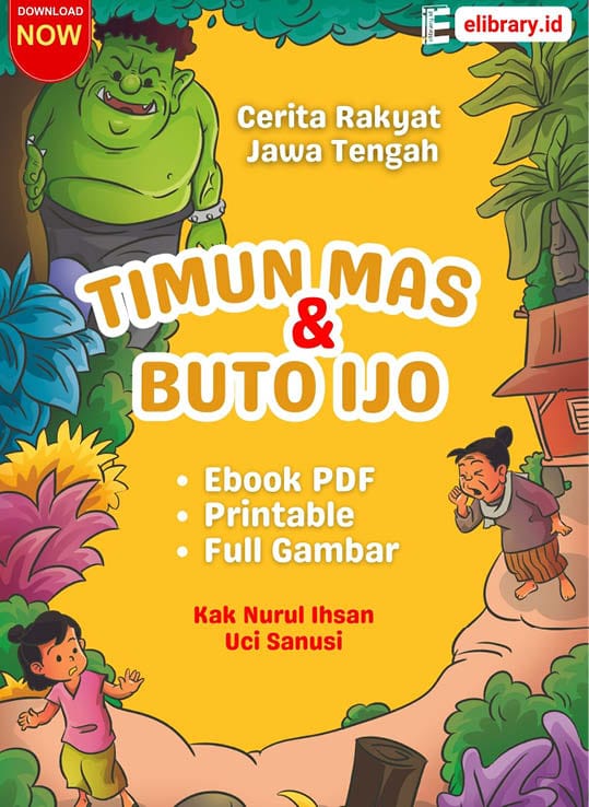 Ebook  PDF Cerita Rakyat Jawa Tengah; Timun Mas dan Buto Ijo Cover