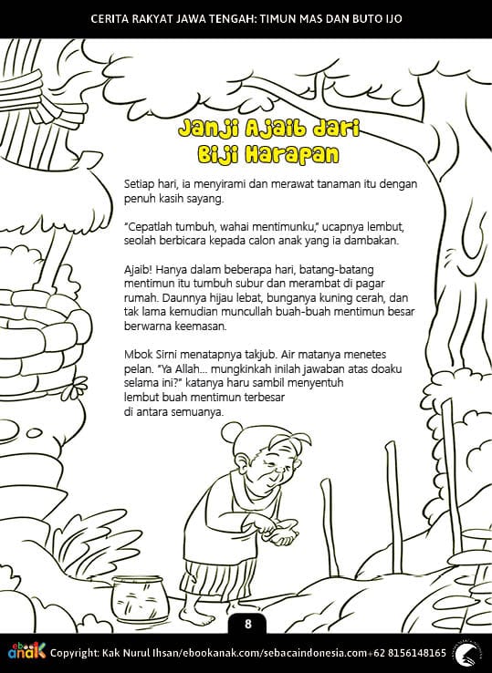 Cerita Rakyat Jawa Tengah; Timun Mas dan Buto Ijo; Janji Ajaib dari Biji Harapan Download Ebook PDF Cerita Rakyat Jawa Tengah; Timun Mas dan Buto Ijo; Janji Ajaib dari Biji Harapan