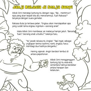Download Ebook PDF Cerita Rakyat Jawa Tengah; Timun Mas dan Buto Ijo; Janji Rahasia di Senja Sunyi