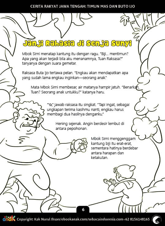 Cerita Rakyat Jawa Tengah; Timun Mas dan Buto Ijo; Janji Rahasia di Senja Sunyi Download Ebook PDF Cerita Rakyat Jawa Tengah; Timun Mas dan Buto Ijo; Janji Rahasia di Senja Sunyi