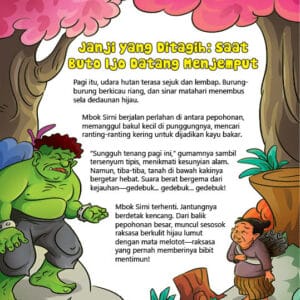 Download JPG printable Cerita Rakyat Jawa Tengah; Timun Mas dan Buto Ijo; Janji yang Ditagih; Saat Buto Ijo Datang Menjemput