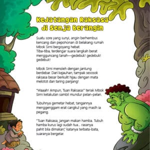 Ebook Cerita Rakyat Jawa Tengah; Timun Mas dan Buto Ijo; Kedatangan Raksasa di Senja Berangin