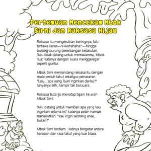 Ebook Cerita Rakyat Jawa Tengah; Timun Mas dan Buto Ijo; Pertemuan Mencekam Mbok Sirni dan Raksasa Hijau