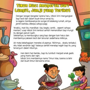 Download ebook anak PDF printable Timun Mas Anugerah dari Langit, Janji yang Terikat